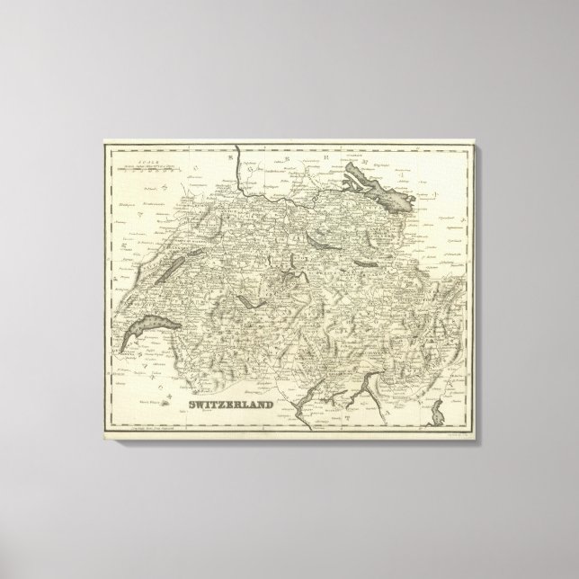 Schweiz 25 canvastryck (Framsida)