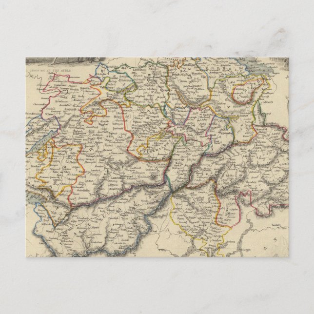 Schweiz 5 vykort (Framsida)