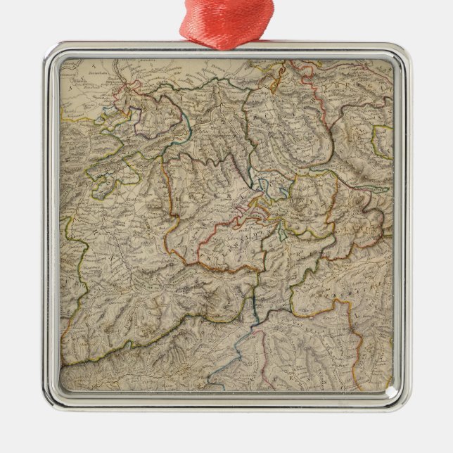 Schweiz 7 julgransprydnad metall (Framsidan)