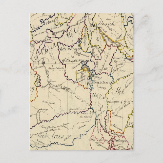 Schweiz 9 vykort (Framsida)