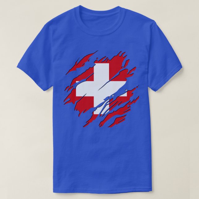 Schweiz Alltid T Shirt (Design framsida)