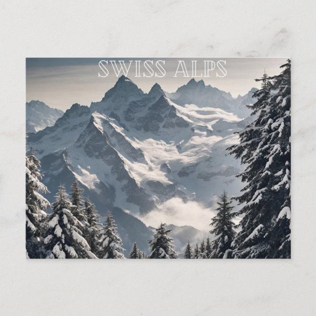 Schweiz Alpernor (7) Vykort (Framsida)