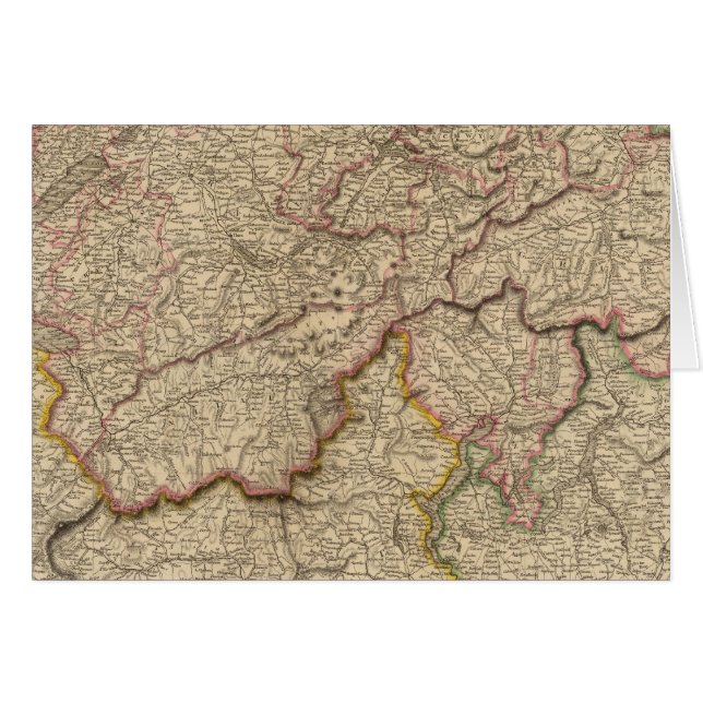 Schweiz, Alpernor Hälsningskort (Framsidan Horizontal)