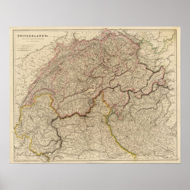 Schweiz, Alpernor Poster (Framsidan)