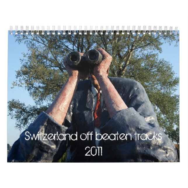 Schweiz av slagna spår kalender (Omslag)