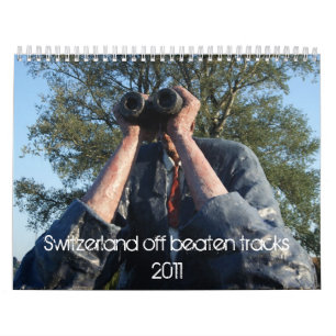 Schweiz av slagna spår kalender