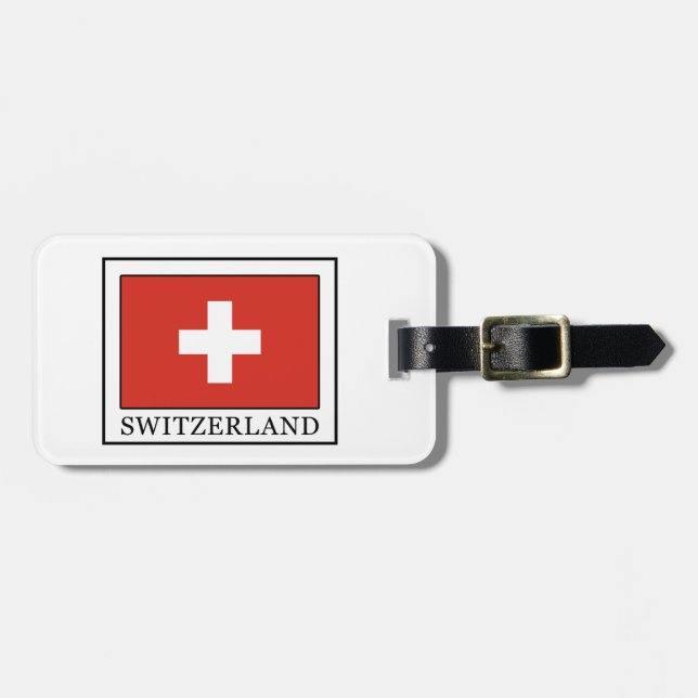 Schweiz Bagagebricka (Horisontell Framsida)