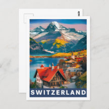 Schweiz Berömd Travel Ställe
