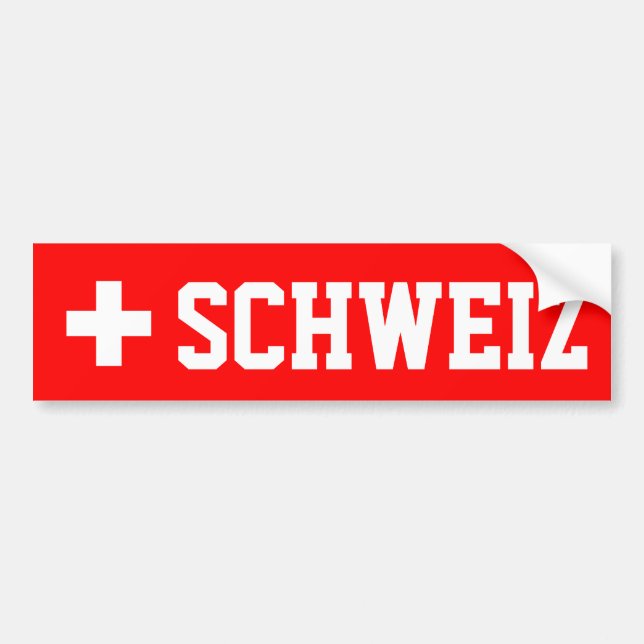 Schweiz Bildekal (Framsidan)