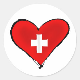 Schweiz - Brasilien 2014 Nati Vm Runt Klistermärke