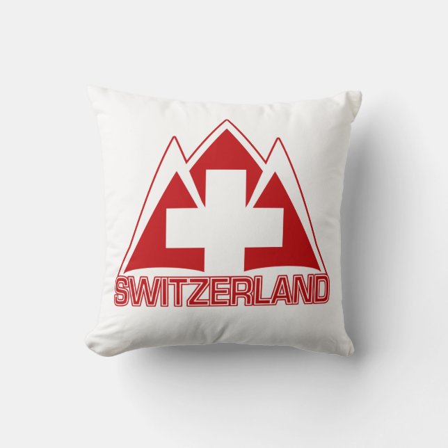 SCHWEIZ dekorativ kudde (Framsida)