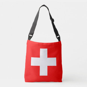 Schweiz Flagga Axelväska