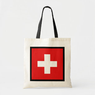 Schweiz Flagga Bag Tygkasse