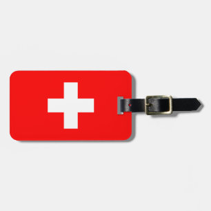 Schweiz Flagga Bagagebricka