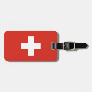 Schweiz flagga bagagebricka