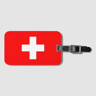 Schweiz Flagga Bagagebricka