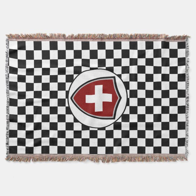 Schweiz flagga filt (Framsidan)