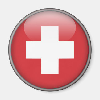 Schweiz Flagga - Flagga Schweiz Magnet