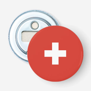 Schweiz flagga flasköppnare