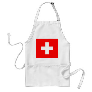 Schweiz Flagga Förkläde