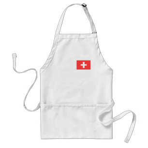 Schweiz Flagga Förkläde