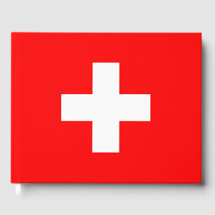 Schweiz Flagga Gästböcker