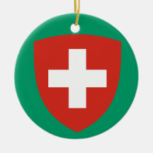 SCHWEIZ Flagga jul