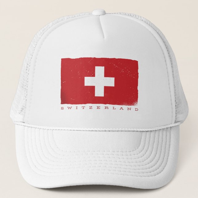 SCHWEIZ FLAGGA KEPS (Framsida)