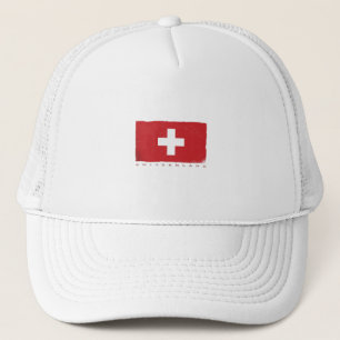 Schweiz Flagga Keps
