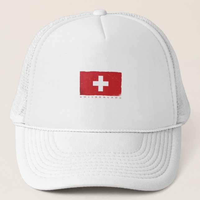Schweiz Flagga Keps (Framsida)