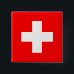 Schweiz Flagga Knapp<br><div class="desc">Schweiz Flagga</div>