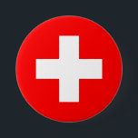 Schweiz Flagga Knapp<br><div class="desc">Schweiz Flagga</div>