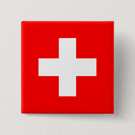 Schweiz Flagga Knapp