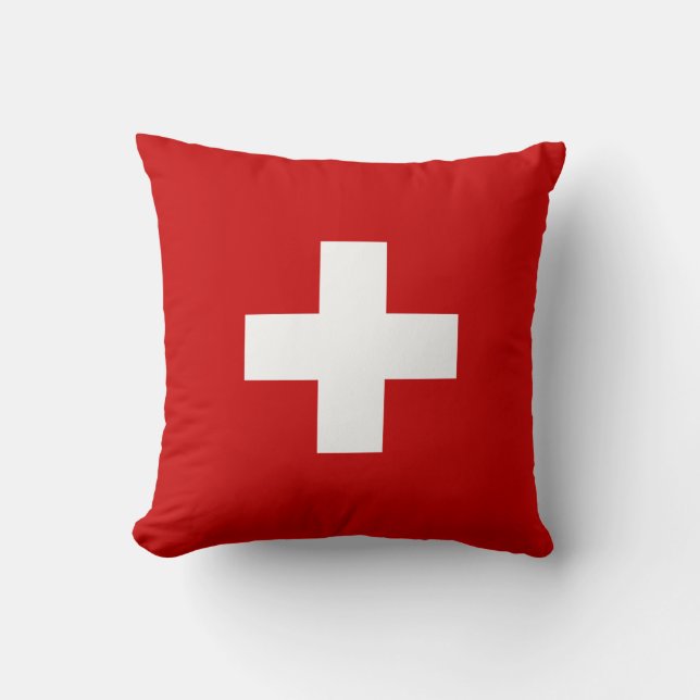 Schweiz flagga kudde (Framsida)