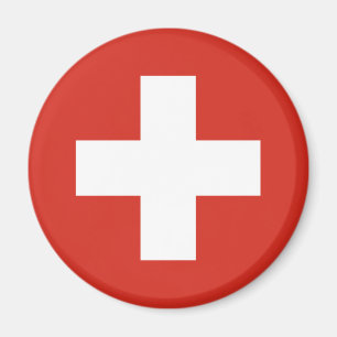 Schweiz flagga magnet