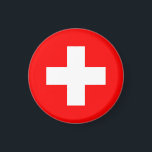Schweiz Flagga Magnet<br><div class="desc">Schweiz Flagga</div>