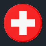 Schweiz flagga magnet<br><div class="desc">Schweiz flagga</div>