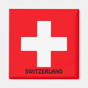 Schweiz flagga magnet