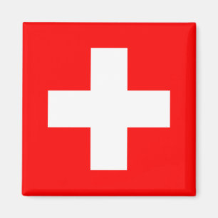 Schweiz flagga magnet