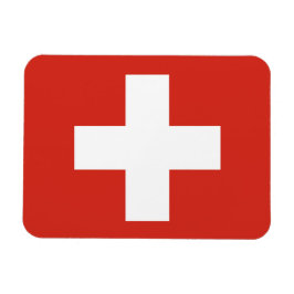 Schweiz Flagga Magnet