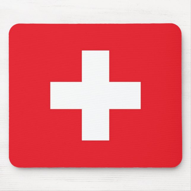 Schweiz flagga musmatta (Framsidan)