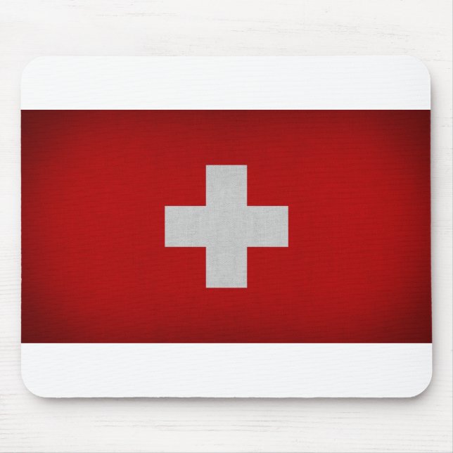 Schweiz flagga musmatta (Framsidan)