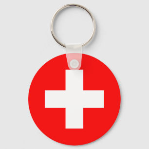 Schweiz flagga nyckelring