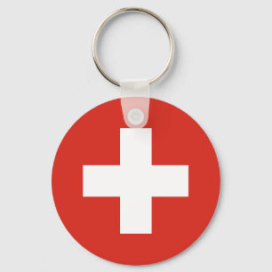 Schweiz flagga nyckelring