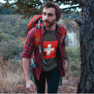 Schweiz Flagga Patriotic T-shirt