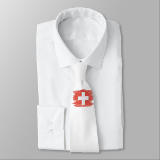 Schweiz flagga-penseldrag, nationell flagga slips