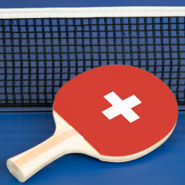 Schweiz flagga pingisracket