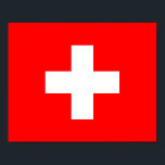 Schweiz Flagga Poster<br><div class="desc">Schweiz Flagga</div>