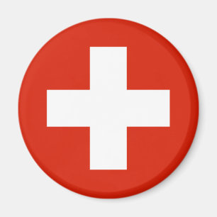 Schweiz Flagga Products Magnet