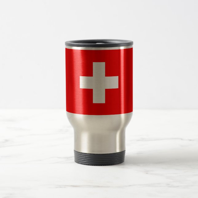Schweiz Flagga Resemugg (Center)